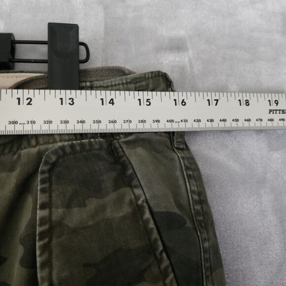 Abercrombie & Fitch Camo Pants Mens 30x30 Rustin Athletic Slim Green Zip Leg - Picture 8 of 12